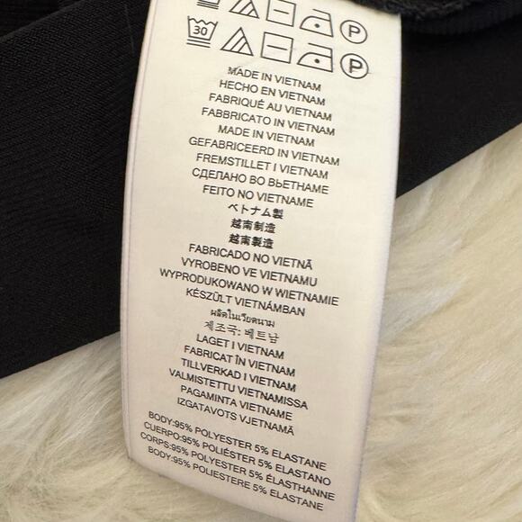 Michael Kors Black Short Sleeve Top Draped Back Studded Strap 6 - Picture 6 of 11